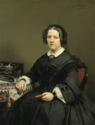 Wilhelmina Margaretha van den Bosch (1807-74). Gerard Johanin vaimo Lost van Themaat