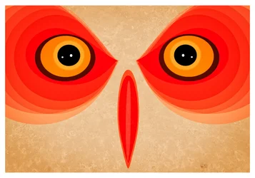 Pöllö, 2015 (digitaalinen taide)