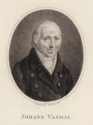 Säveltäjä Johann Baptist Wanhalin muotokuva 1739-1813, 1815.