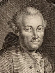 Muotokuva säveltäjä Florian Leopold Gassmannista 1729-1774, 1780.