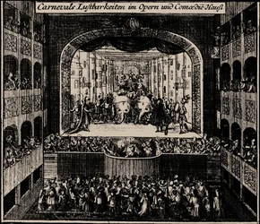 Margrave Theatre Erlangenissa, 1721