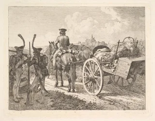 Una forja mòbil russa, 1815. finlandès