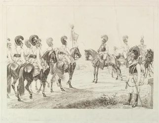 Itävallan Cuirassiers, 1800-luvun alku.