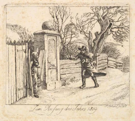 Talvimaisema, 1818.