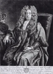 Sir John Houblon (1632-1711), R. Williamsin kaiverrus