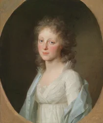Johann Friedrich August Tischbein Rouva Loderin muotokuva