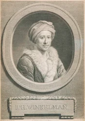 Muotokuva taidehistorioitsijasta ja arkeologi Johann Joachim Winckelmannista 1717-1768, 1776.