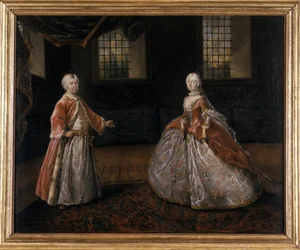 Muotokuva Saksi-Gotha-Altenburgin herttua Friedrich III:sta ja herttuatar Luise-Dorotheesta, 1760