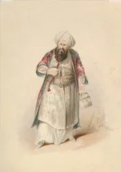 W.A. Mozartin pukututkimus Osminille seraglion sieppauksessa. 1830-50.