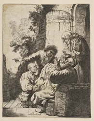 Joosefin takki tuotu Jaakobille, n. 1633.