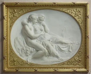 Bacchus lohduttaa Ariadnea, 1793 (marmori)