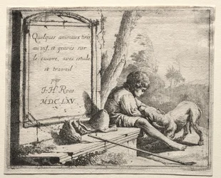 Johann Heinrich Roos Shepherding -sarja, 1665.