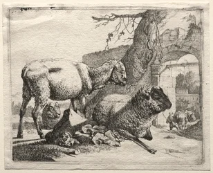 Muleeter portin alla, 1665.