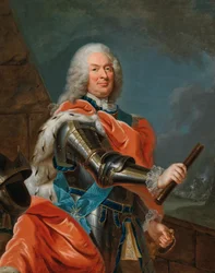 Hessen-Kasselin landgrave Vilhelm VIII:n muotokuva 1682-1760.