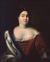 Keisarinna Katariina I:n muotokuva 1684-1727, 1700-luvun alku.