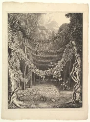 Homeroksen osan IV etukappale antiikista piirrettynä, Göttingen: Heinrich Diete..., n. 1796.