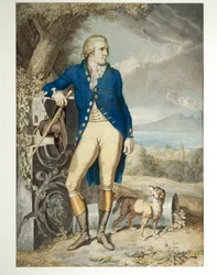 Johann Wolfgang von Goethen muotokuva maaseudulla