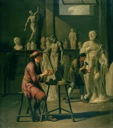 Sculptors Studion sisustus