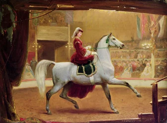 Sirkusratsastaja, 1865