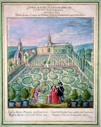 Hollantilainen puutarha, "Nassau Florilegium", 1650