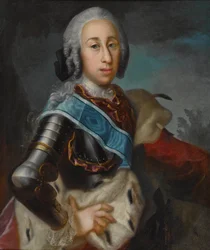 Clement Francois De Paule, BAVIEREn ruhtinas - Clement Francis Baijerilainen (1722-1770) - Johann Jonas Michael (n. 1715-1791). öljy kankaalle