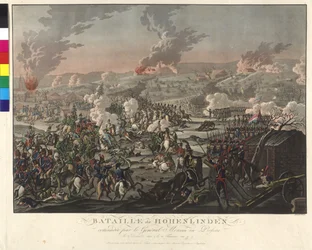 Hohenlindenin (Lindenin) taistelu 3. joulukuuta 1800 (etsaus ja akvatintta).