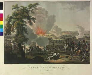 Marengon taistelu 14. kesäkuuta 1800 (etsaus ja akvatintta)