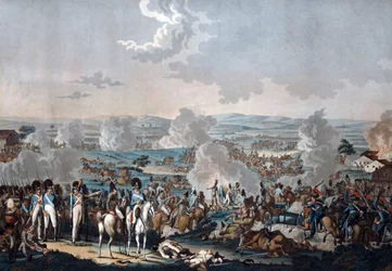 Wagramin taistelu (1809) - Akvatinta - 52,8x63,4 - Yksityinen kokoelma