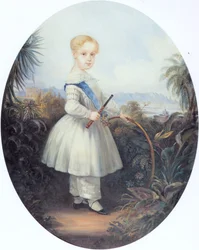 Afonso, Brasilian keisarillinen prinssi, Pedro II:n vanhin poika. 1846.