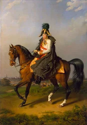 Pyhän Rooman keisarin Francis II:n ratsastusmuotokuva, 1768-1835, 1832.