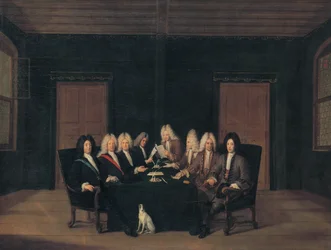 Ranskalainen:  Badenin rauhankongressin lähettiläät 7. syyskuuta 1714.