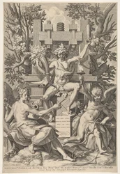 Bacchus, Musiikki, Amor, 1575-1600.
