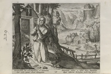 Nicoleos, taulu 29 kaikkiaan 30 taulun sarjasta Sylvae Sacrae (Erakkoja maisemissa)