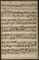 Add MS 35021, f.14, preludi 17 ja fuuga teoksesta "Das Wohltemperierte Clavier"