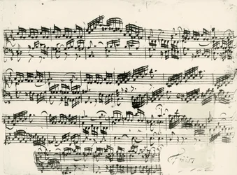 Johann Sebastian Bachin (1685-1750) 15 invention BWV 772-801 partituuri, kaksiäänistä kontrapunktia