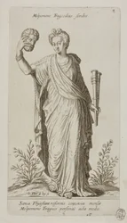 Melpomene, Muse of Tragedy, levy 8 Parnassus Bicepsistä
