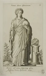 Urania, Muse of Astronomy, levy 15 Parnassus Bicepsistä