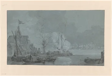 Viimeinen kuvaus Dordrechtista ranskalaisille Papendrechtissä, 1813