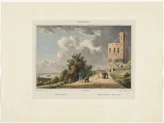 Näkymä Belvédèrelle Nijmegenissä Belvedere lll Belvedere (Belle vue d