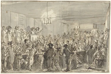 Vallankumouksellinen kokous Delftissä vuonna 1795