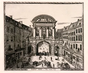 Temple Bar, Lontoo, c1700