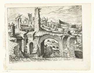 Näkymä Colosseumille Rooman rauniot, 1561 (sarjan nimi)