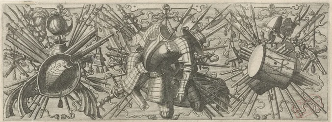 Friise kaksinkertaisella rummulla Panoplia sev armamentarium… (sarjan nimi)