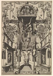 Moderni groteski sisustus, 1557.