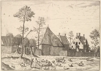Aitta mökillä, Pienet maisemat, 1559-61.