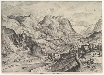 The Crafty Bird-Catcher Insidiosus auceps Large Landscapesista, n. 1555-56.