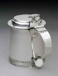 Tankard, c. 1692-1734 (hopea)