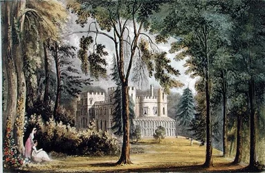 Sophia Lodge, Ackermannin "Arkisto taide", julkaistu n.1826 (värilitho)