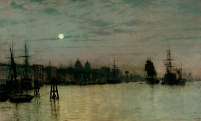 Greenwich puoliveden aikaan, 1884