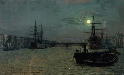 London Bridge - Puolivesi, 1884